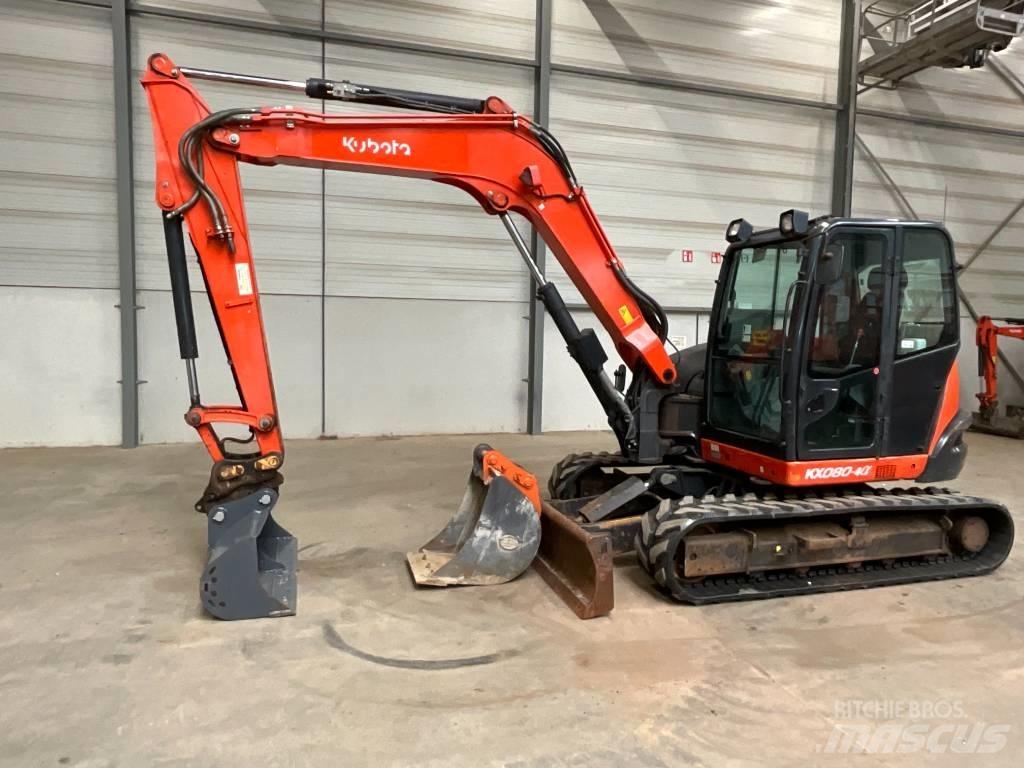 Kubota KX 080-4 A Малые экскаваторы 7т-12т