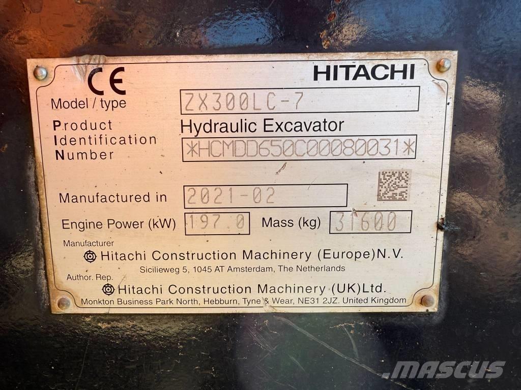 Hitachi ZX 300 LC-7 Гусеничные экскаваторы