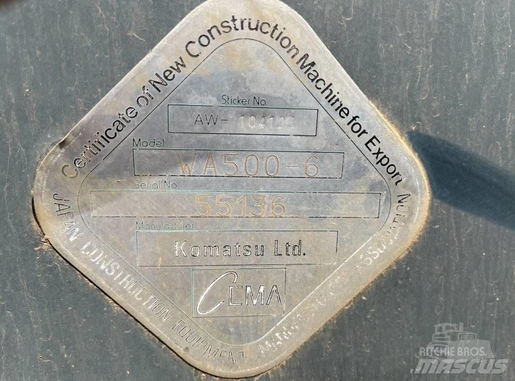 Komatsu WA 500-6 Фронтальные погрузчики