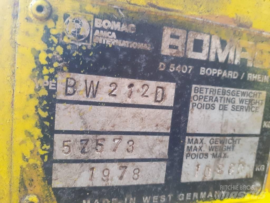 Bomag BW 212 D Уплотнители грунта