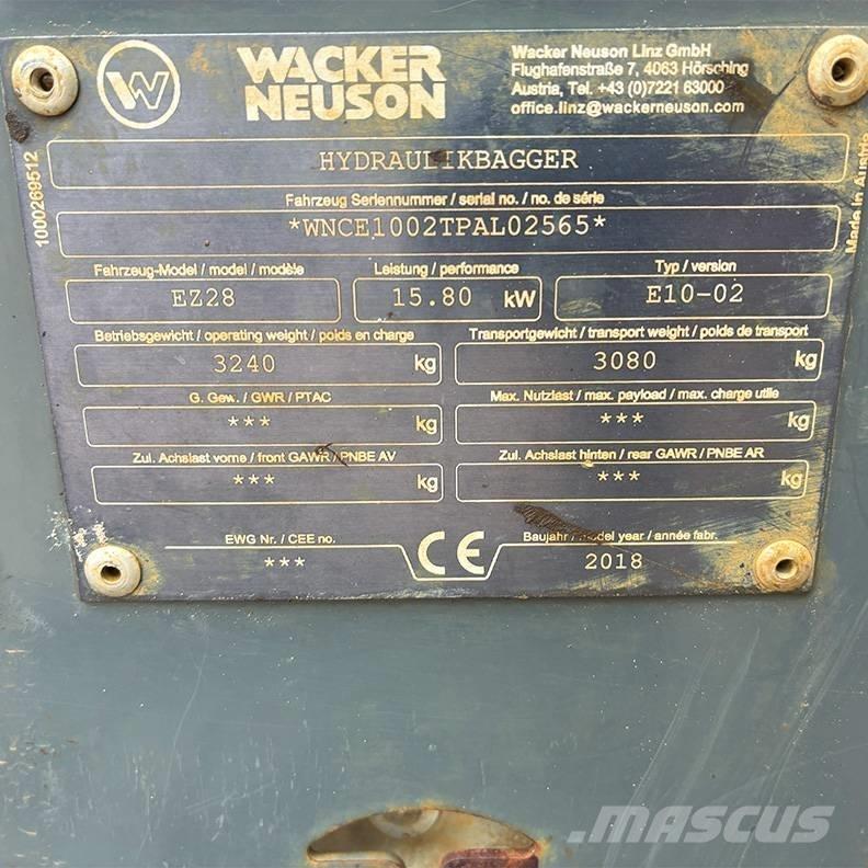 Wacker Neuson EZ 28 Мини-экскаваторы