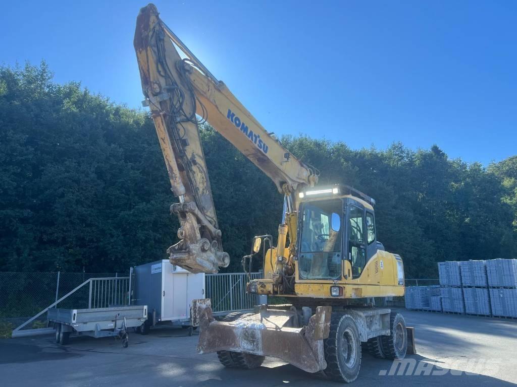 Komatsu PW 200-7 Колёсные экскаваторы
