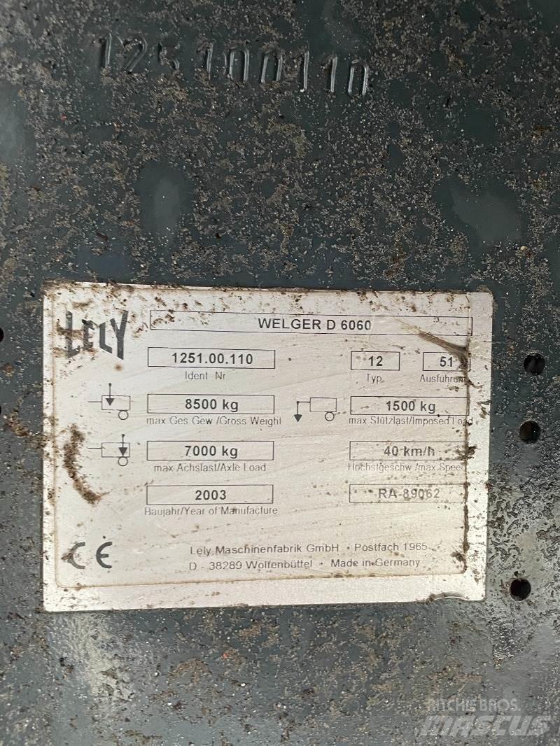Welger D 6060 Тюковые пресс-подборщики