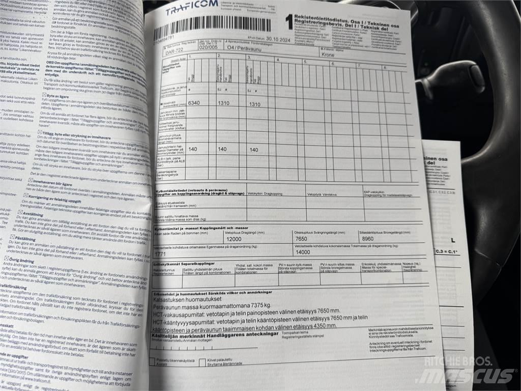 Krone SD Тентованные полуприцепы