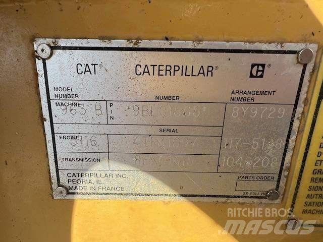 CAT 963 B Гусеничные фронтальные погрузчики