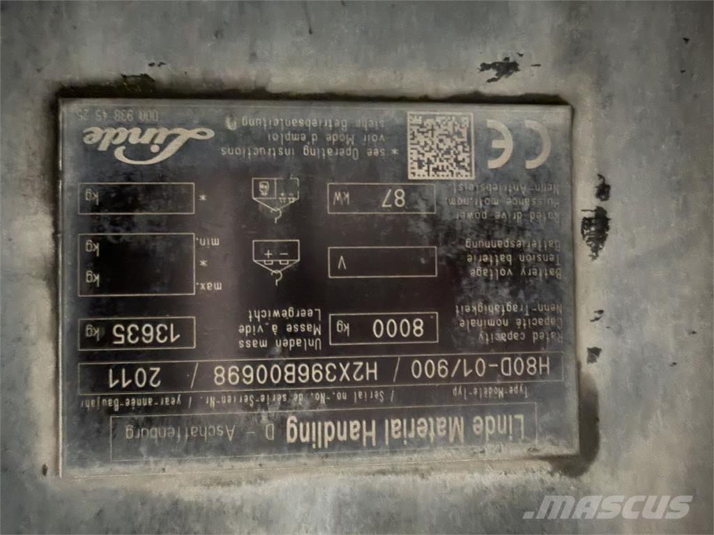 Linde H80D-01/900 Дизельные погрузчики