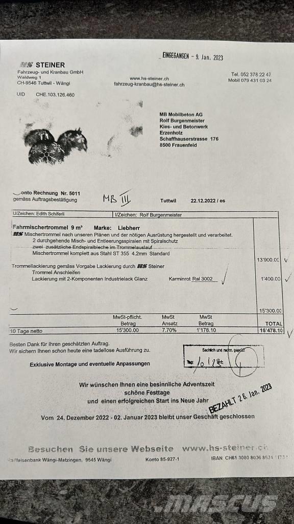 MAN 35.400 Автобетоносмесители