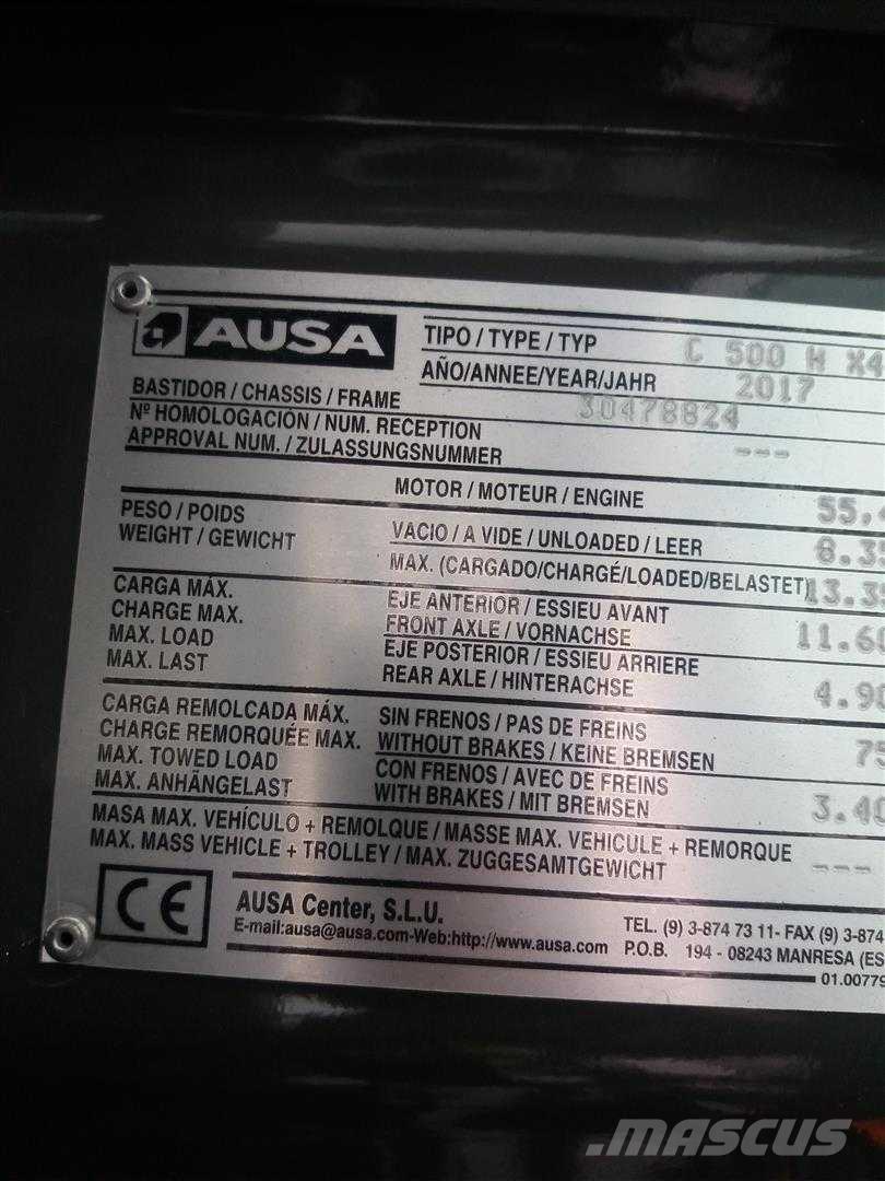 Ausa C500 HX4 Внедорожные погрузчики