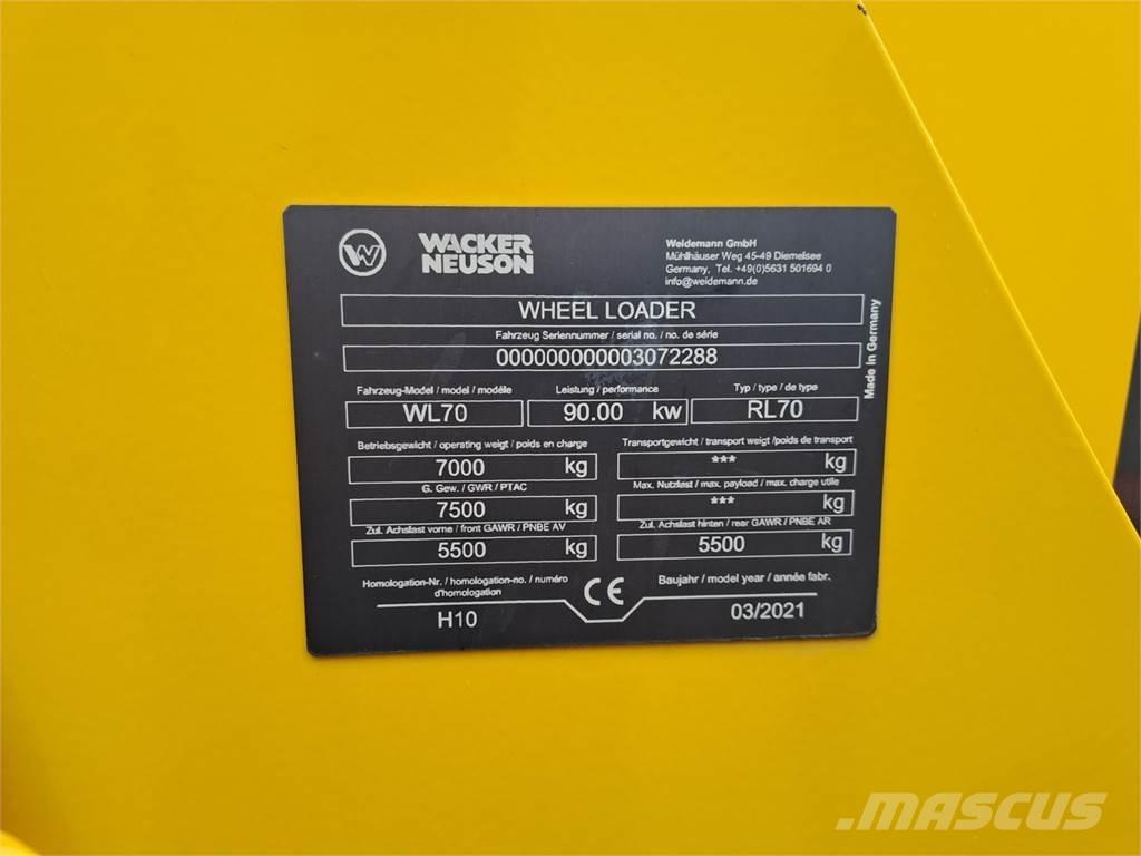 Wacker Neuson WL70 Фронтальные погрузчики
