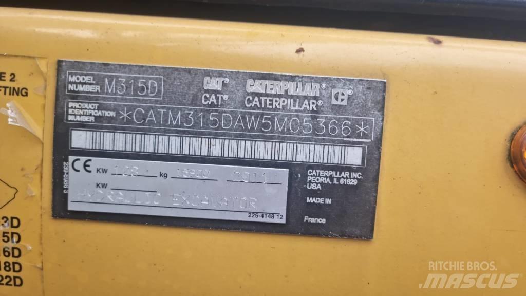 CAT M 315 D Колёсные экскаваторы