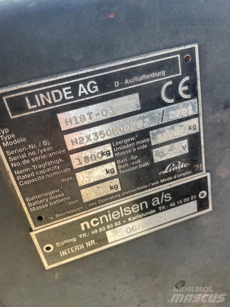 Linde H 18 T Газовые погрузчики