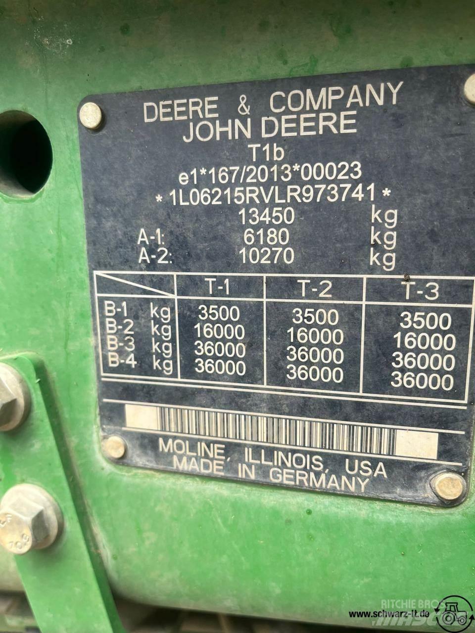 John Deere 6215R Трактора