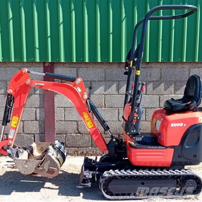 Kubota K 008-3 Мини-экскаваторы