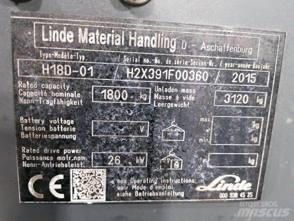 Linde H18D-01 Газовые погрузчики