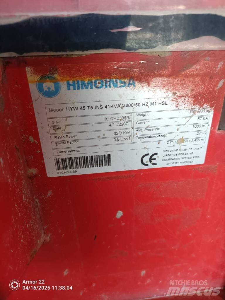 Himoinsa HYW 45 Дизельные генераторы