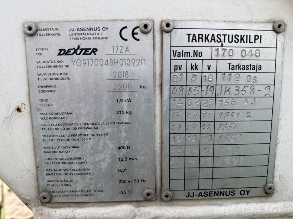 Dexter 17ZA Прицепные подъёмники