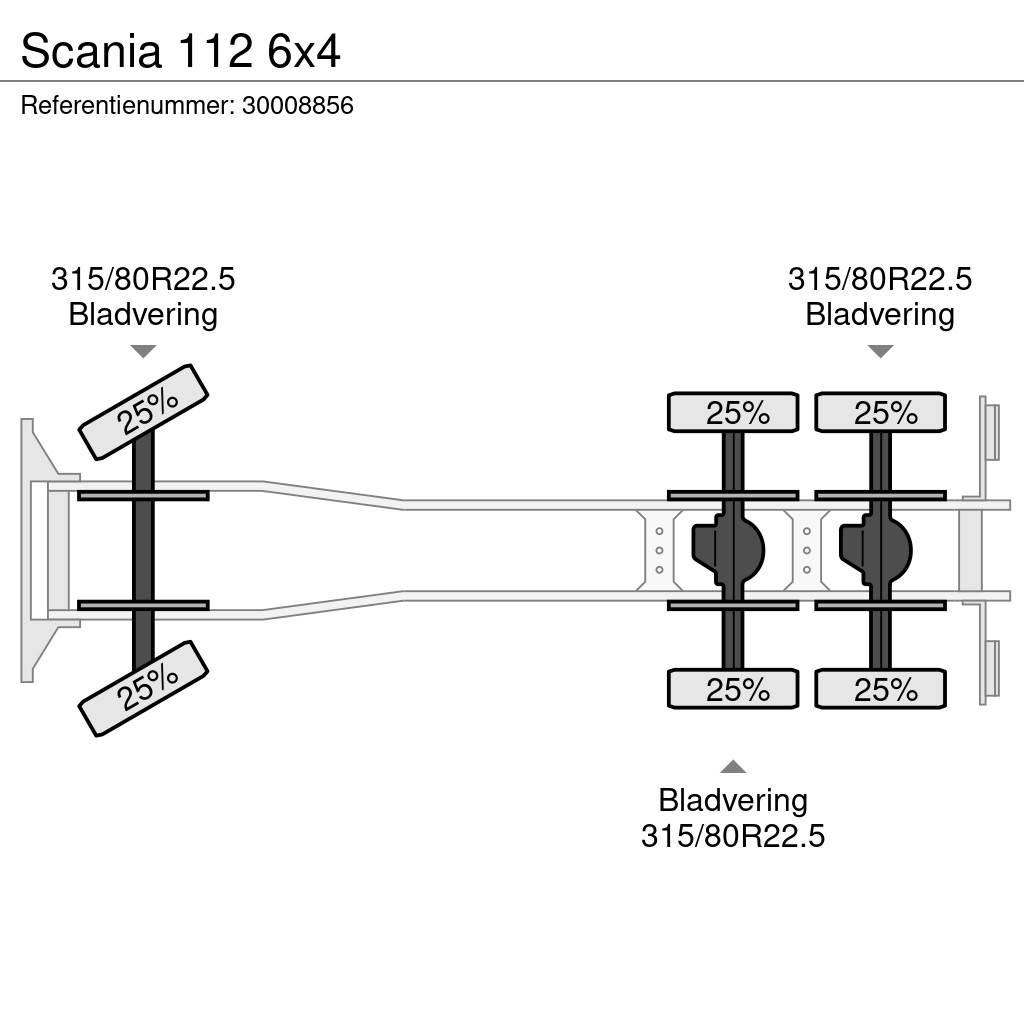Scania 112 6x4 Шасси с кабиной