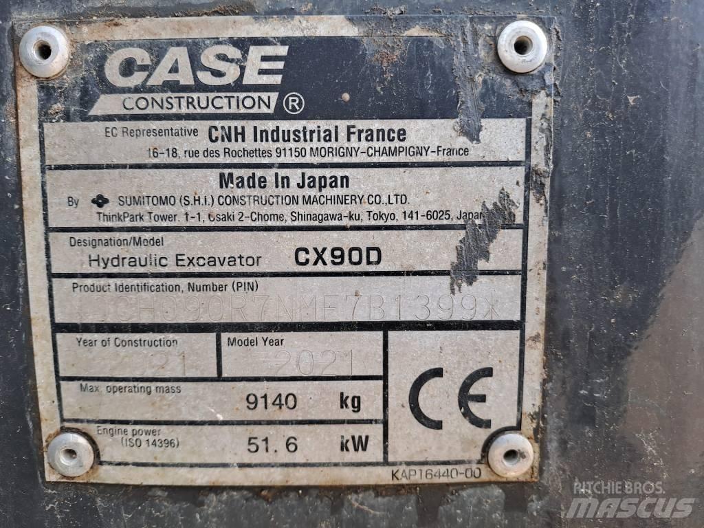 CASE CX 90 D Малые экскаваторы 7т-12т