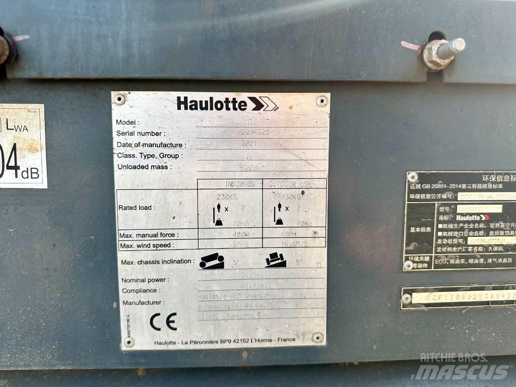 Haulotte HA16RTJ Коленчатые подъемники