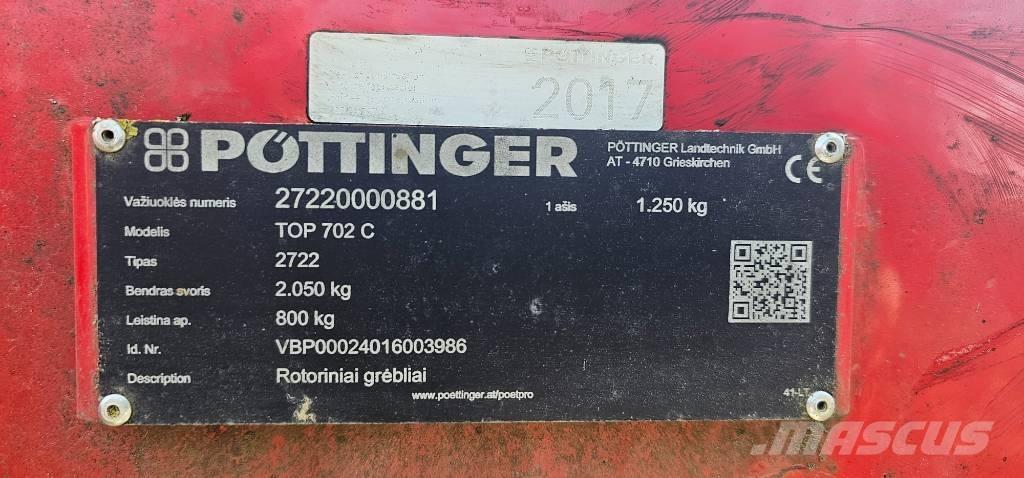Pöttinger TOP 702C Грабли-ворошилки