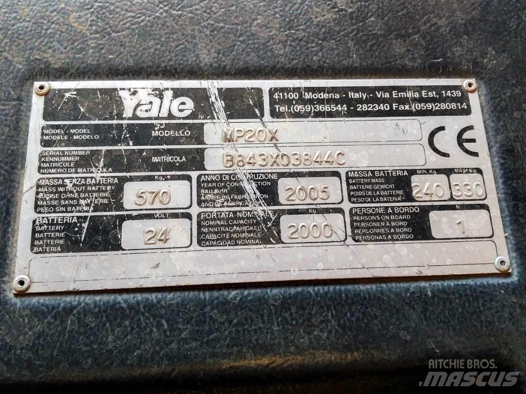 Yale MP20X Самоходные электрические тележки