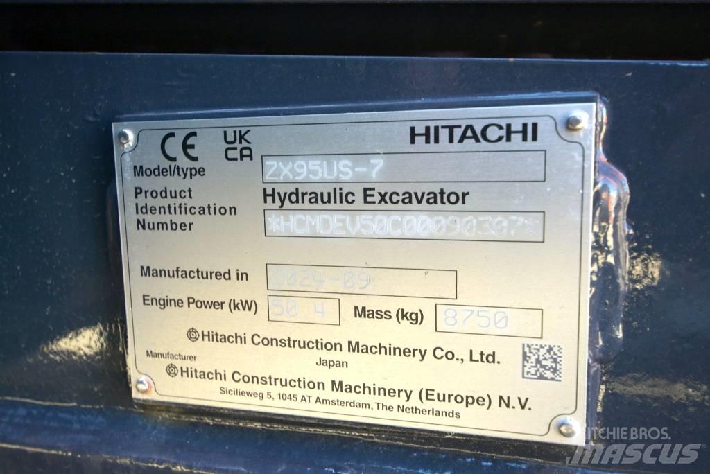 Hitachi ZX 95 US-7 Малые экскаваторы 7т-12т