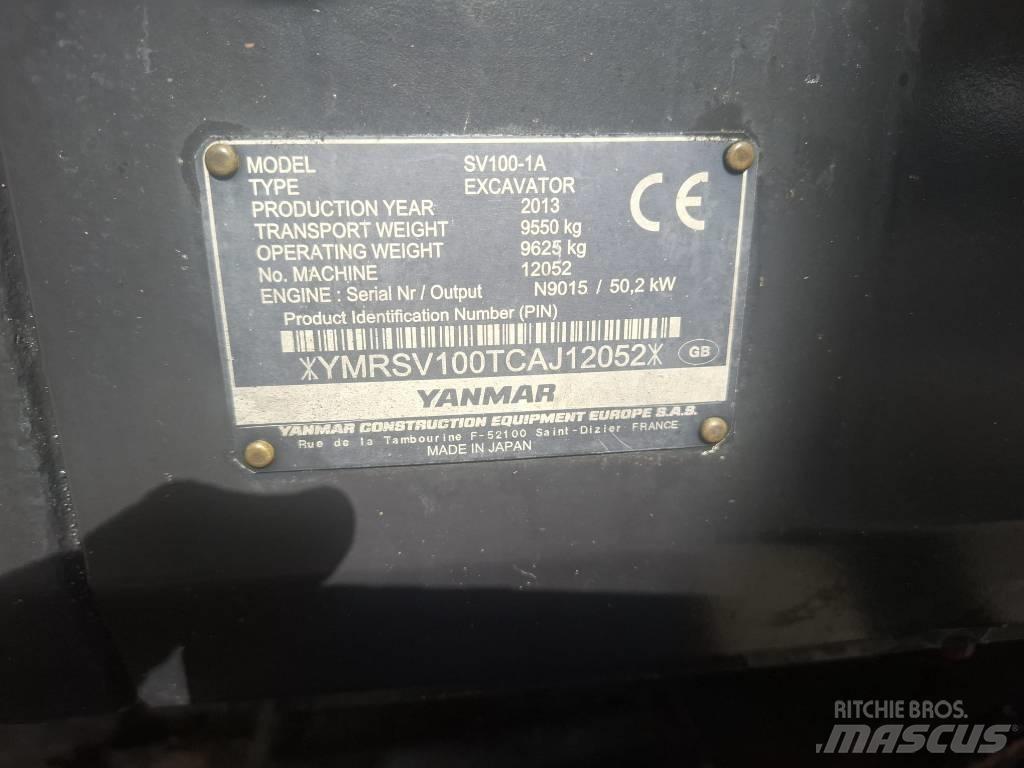 Yanmar SV 100-1A Малые экскаваторы 7т-12т
