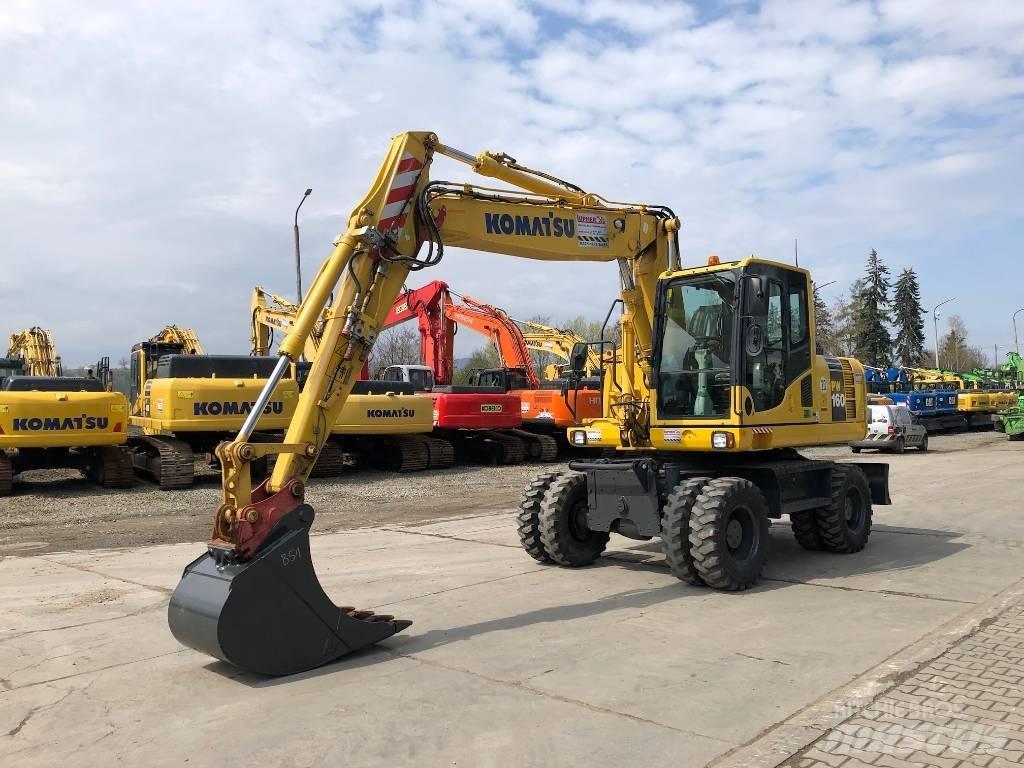 Komatsu PW160-8 Колёсные экскаваторы