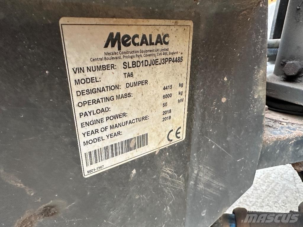 Mecalac TA 6 Мини-самосвалы