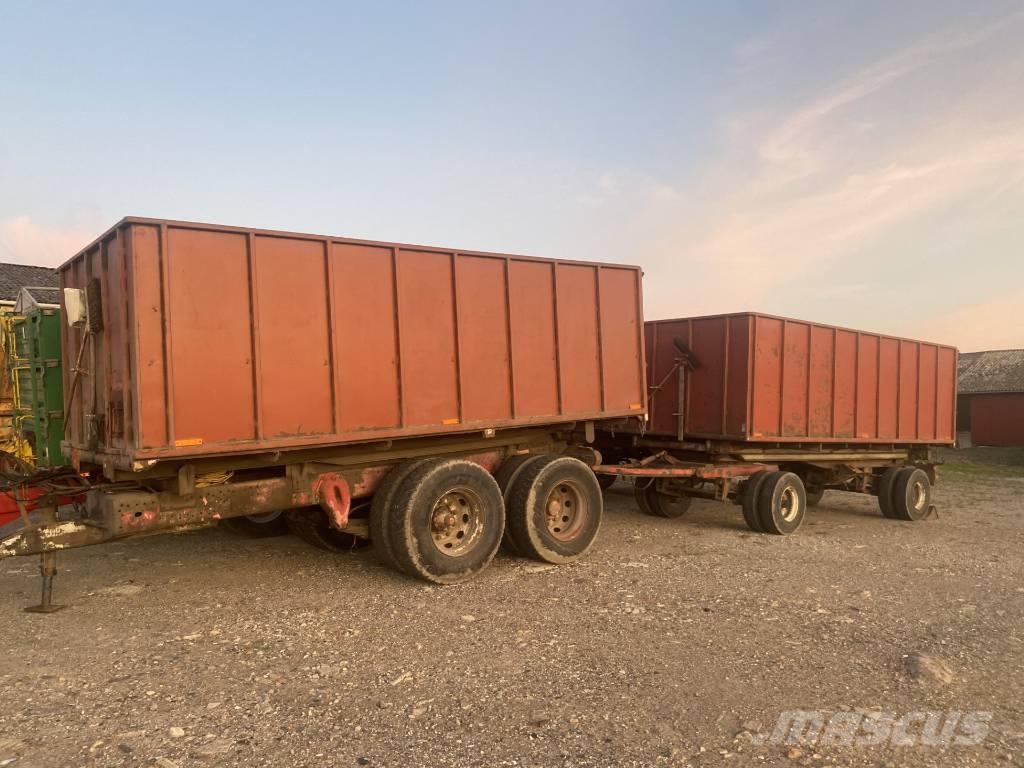 Scania vogntræk Тракторные самосвальные прицепы