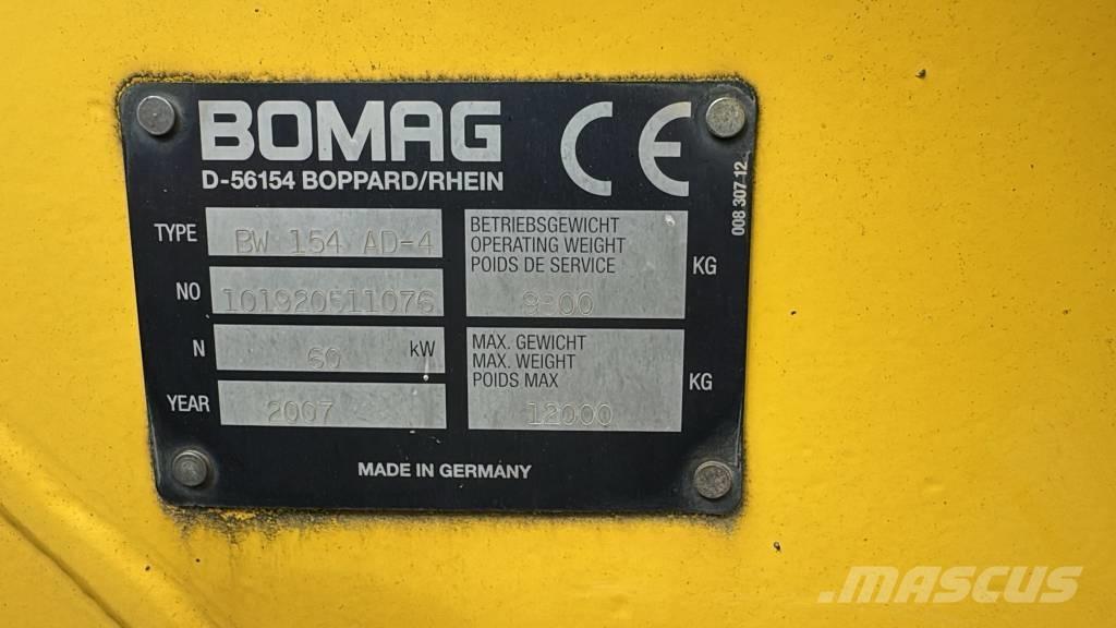 Bomag BW 154 AD-4 Катки тротуарные