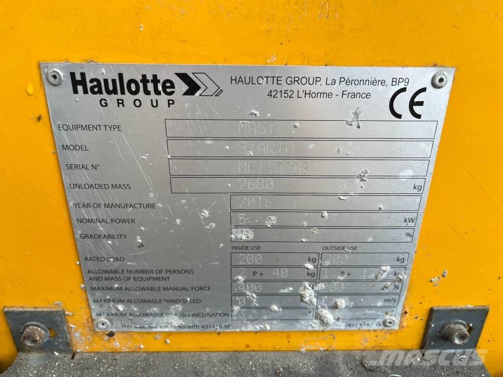 Haulotte Star 10 Вертикальные мачтовые подъемники