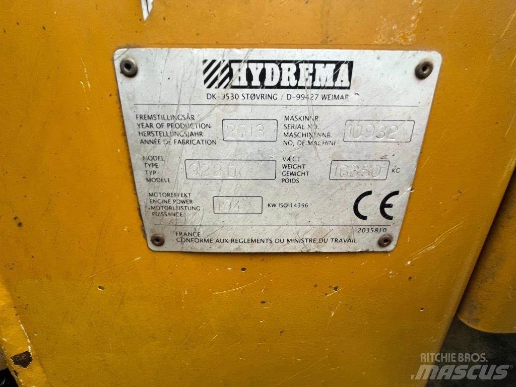 Hydrema 922 D Шарнирно-сочленённые самосвалы