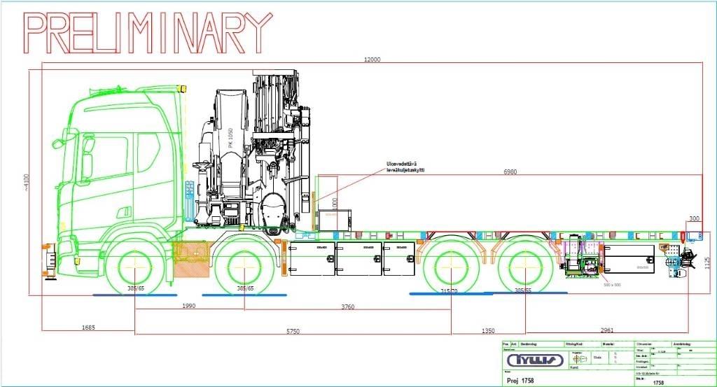 Scania R 590 Автомобильные краны