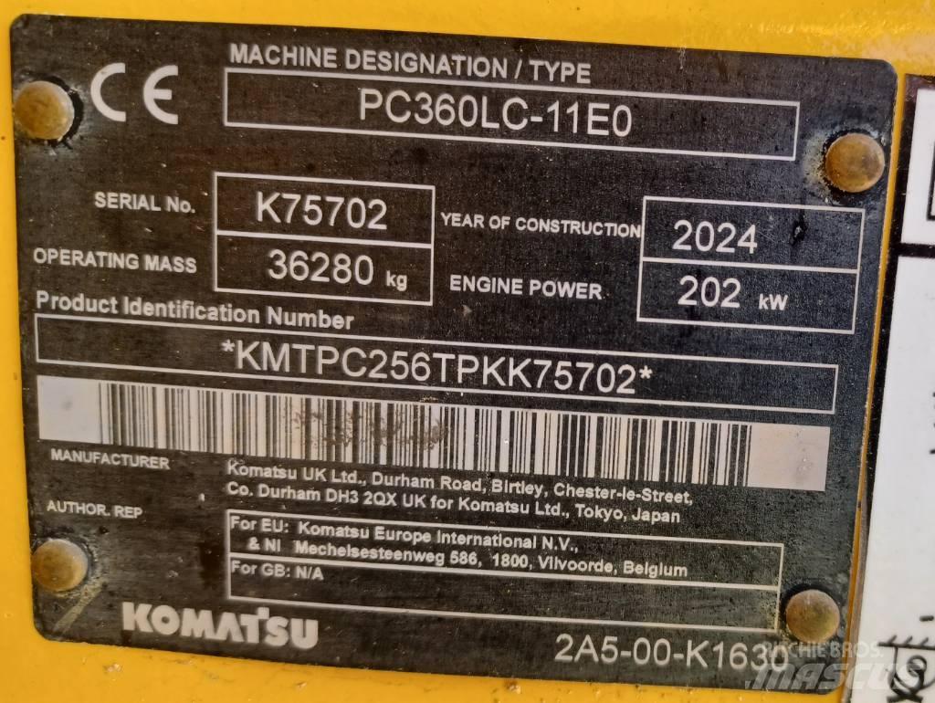 Komatsu PC360LC-11 Гусеничные экскаваторы