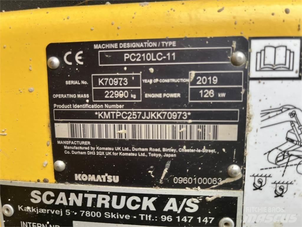 Komatsu PC210LC-11 Гусеничные экскаваторы