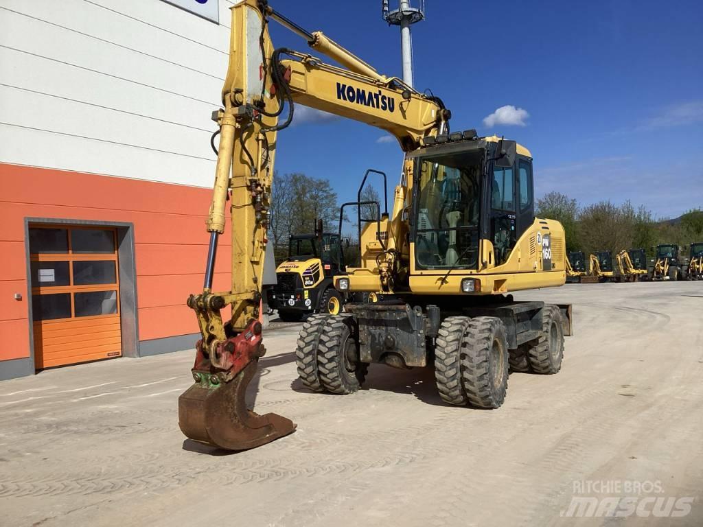 Komatsu PW 160-7E0 Колёсные экскаваторы