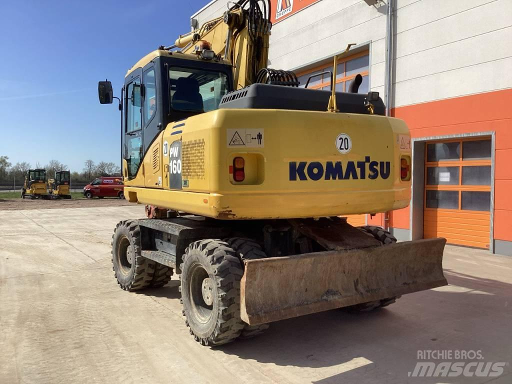 Komatsu PW 160-7E0 Колёсные экскаваторы