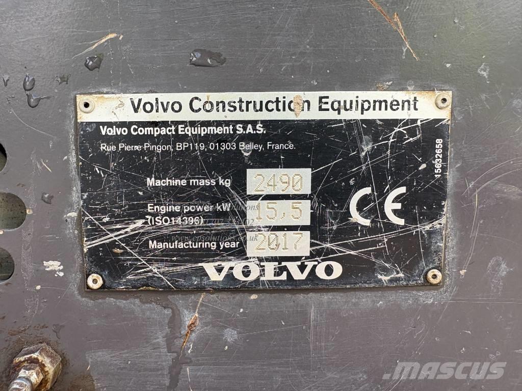 Volvo ECR 25 D Мини-экскаваторы