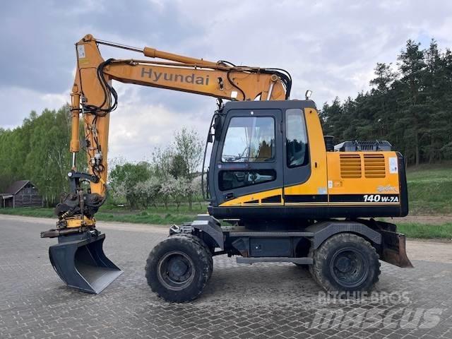 Hyundai Robex 140 W Колёсные экскаваторы