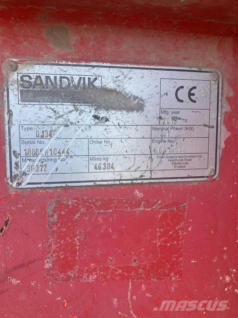 Sandvik QJ 340 Мобильные дробилки