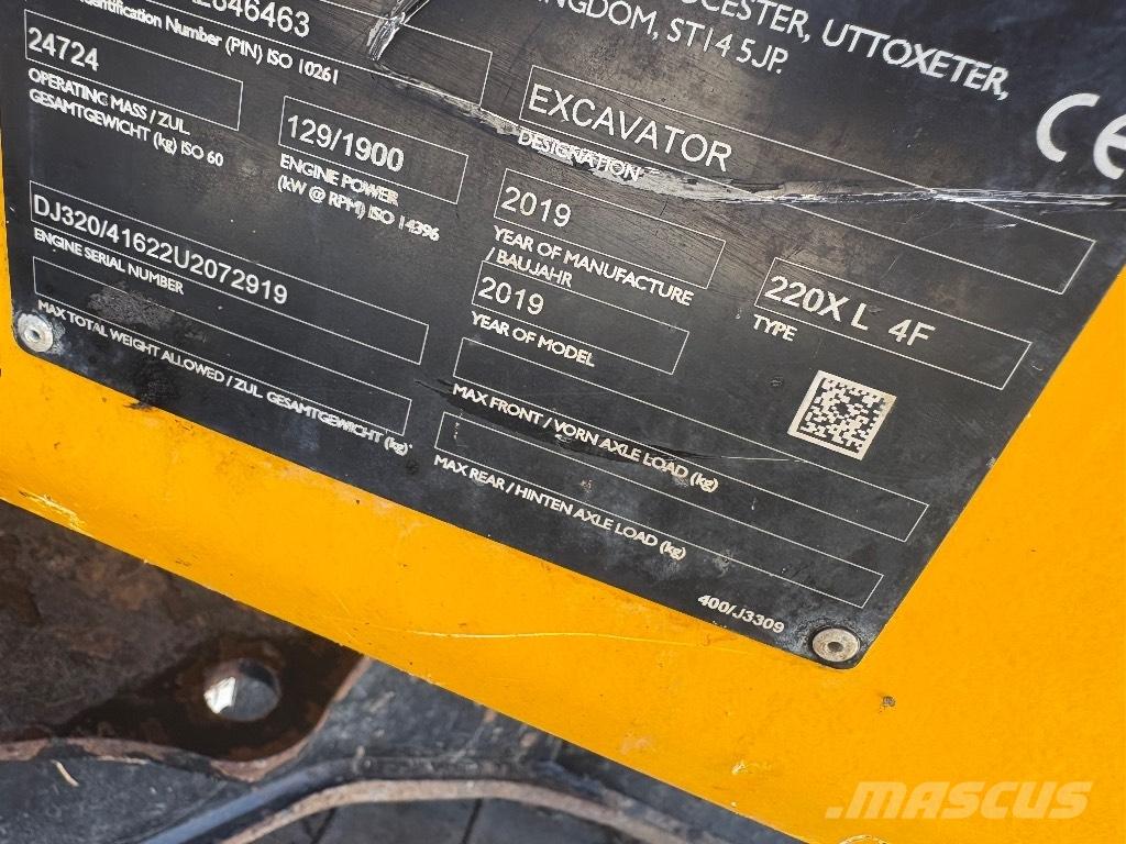JCB 220X Гусеничные экскаваторы