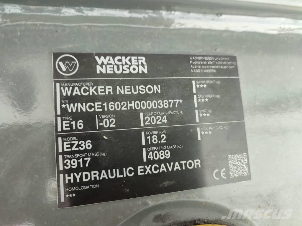 Wacker Neuson EZ 36 Мини-экскаваторы