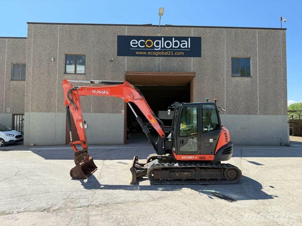 Kubota KX 080-4 Малые экскаваторы 7т-12т