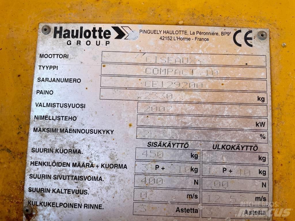 Haulotte Compact 10 Ножничные подъемники