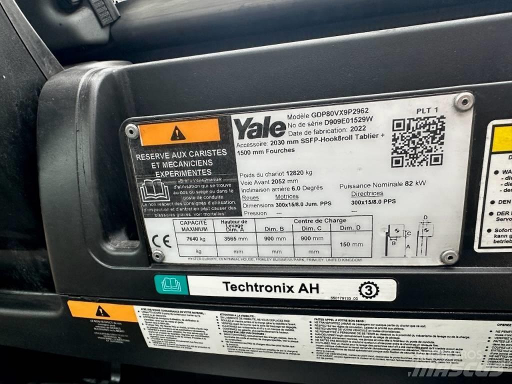Yale gdp80vx9 Дизельные погрузчики