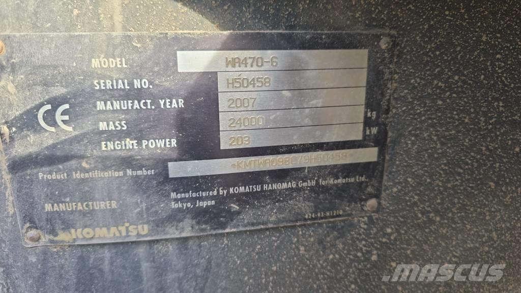 Komatsu WA 470-6 Фронтальные погрузчики