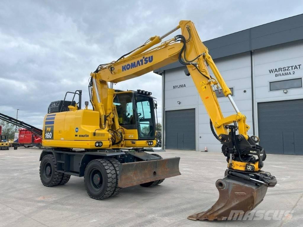 Komatsu PW 160-11 Колёсные экскаваторы