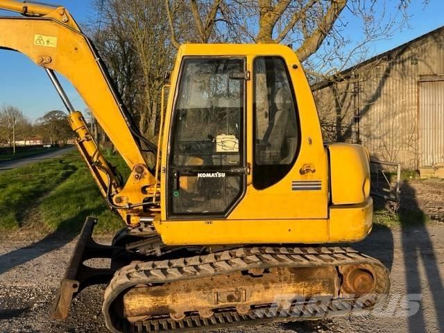 Komatsu PC 75R Малые экскаваторы 7т-12т