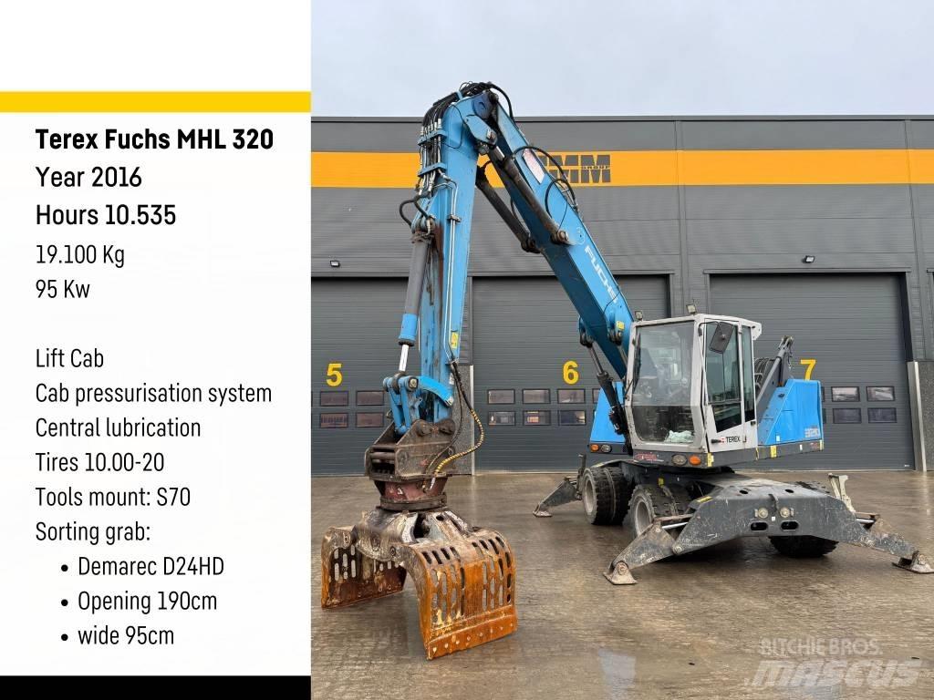 Fuchs MHL 320 Перегружатели металлолома/промышленные погрузчики